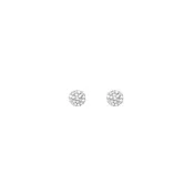 La Soula Circle Diamond Circle Earrings