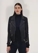 Jayne Smooth Jacket Black