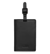 Aluminum Luggage Tag in Onyx Black Standard