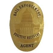 Bail Enforcement Fugitive Recovery Badge Set