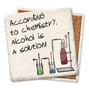 According To Chemistry Coaster