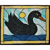 Vintage Black Swan Paper Pattern