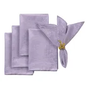 5 pcs/pk Crinkle Shimmer Napkin 20″x20″ – Lavender