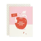 Best Teacher Ever Card by Amy Heitman