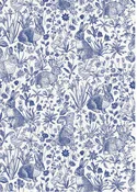 Springtime Toile - A3 Rice Decoupage Paper