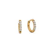 11MM HUGGIE HOOP EARRINGS
