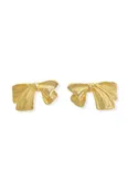 18K Ribbon Stud Earrings
