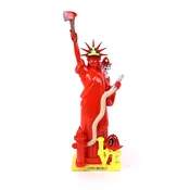 12" FIREFIGHTER LADY LIBERTY STATUE