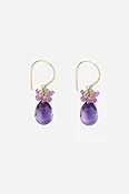 Amethyst Endless Earrings