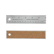 Art Alternatives Stainless Steel Corkback Ruler