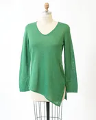 Baby Alpaca Lightweight Diagonal Pullover