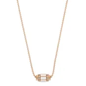 ART DECO NECKLACE WITH MOTHER OF PEARL AND DIAMONDS