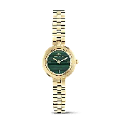 Aurea 3-Link Malachite Gold