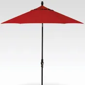 11' Auto Tilt Umbrella - Jockey Red