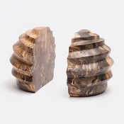 Baylor Mango Wood Bookends S/2
