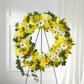 Golden Remembrance Wreath
