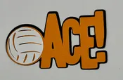 Ace! Die Cut Embellishment