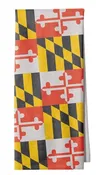 Maryland Flag Pattern Kitchen Towel