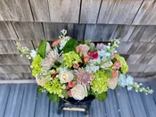 Large Linear Designers Choice Arrangement — The Natural Nook Flower Shop