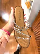 Beach Please Sandals : Clear