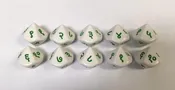 10 Sided Hindi Numbers Dice – Numbers 1-10