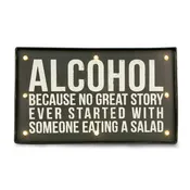 "Alcohol…" Sign