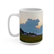 Barnstable Yacht Club Sunset Marsh Scene 15oz Coffee Mug