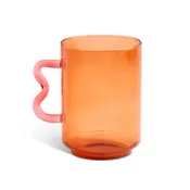 18oz Squiggle Mug - Orange
