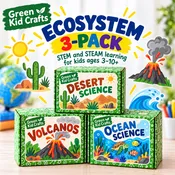 Ecosystem 3 Pack: Desert Science, Volcanoes, and Ocean Science