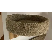 W5020 16” round bed with a wall mounting bracket