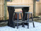 Planter Box Direct Accent Bar Table and Stool Set