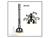 All Terrain Four Tip Adjustable Walking Cane with Reflector