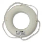 24″ Lifering White USCG, No Tape