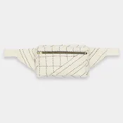 Cross-Body Kantha Belt Bag | Bone
