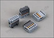 5 Pin Flat Plugs, 4 Pieces