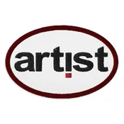 ARTIST Embroidered oval patch