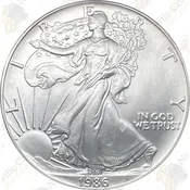 1986 American Silver Eagle - BU