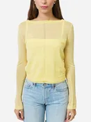 Brooklyn Double Layer Sheer Halter
