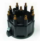 Accel 120329 Distributor Cap, HEI Style Terminals, Brass Terminals, Screw Down, Black, Vented, Small Block Mopar, Each