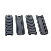 1913 Picatinny Rail 11 Rib Cover Panel (Four Pack) - Black Polymer