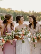 Small/Junior Attendant's Bouquet — little farmhouse flowers