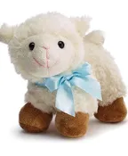 BABY LAMB WITH BLUE BOW PLAYS TWINKLE LITTLE STAR