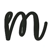Lowercase Letter “m” Embroidery Design
