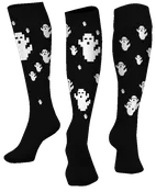 Custom "Ghost" Halloween Knee-High Socks