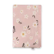 Daisy Floral Organic Jacquard Knit Baby Blanket