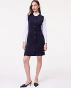 Button Sweater Dress