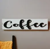Wood Coffee Sign