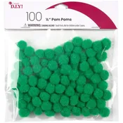 100-Pack Half Inch Pom Poms POMHLFIN