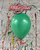 11in Standard Fashion Green Balloon