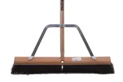 24" Dual Fill Broom with 60" Wood Handle